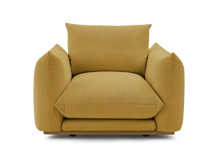 Sessel BOBOCHIC ERNEST Stoff gelb