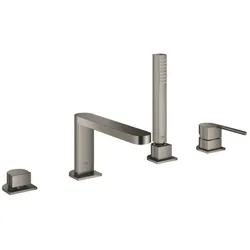 Grohe Plus 4-Loch-Wannenkombination 29307AL3 Umstellung Wanne/Brause, mit Temperaturbegrenzer, hard graphite gebürstet