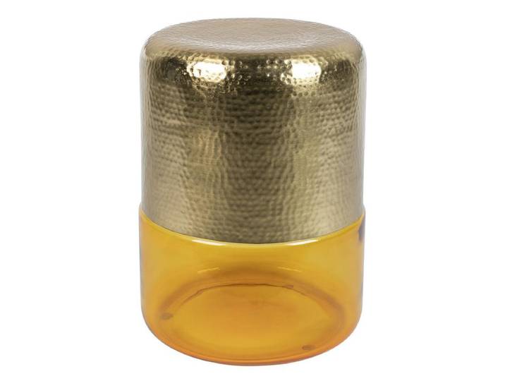 Beistelltisch Laressa Amber – aus Eisen in Orange - Orange - Luxusbetten24