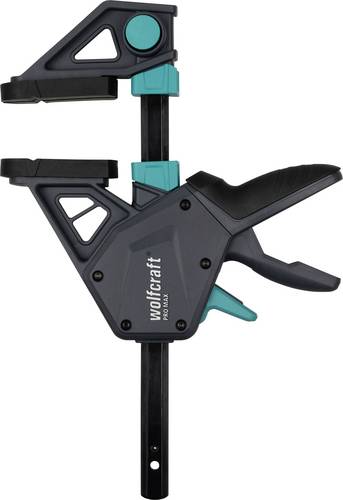 Wolfcraft 3070000 Einhandzwinge Spann-Weite (max.):150mm Produktabmessung, Länge: 387mm Ausladungs-Maße:110mm
