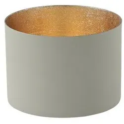 Chennai Windlicht M cool grey/gold