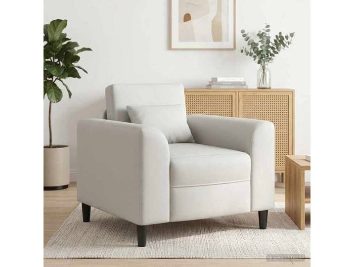 Fauteuil Blanc Simili cuir 42042474