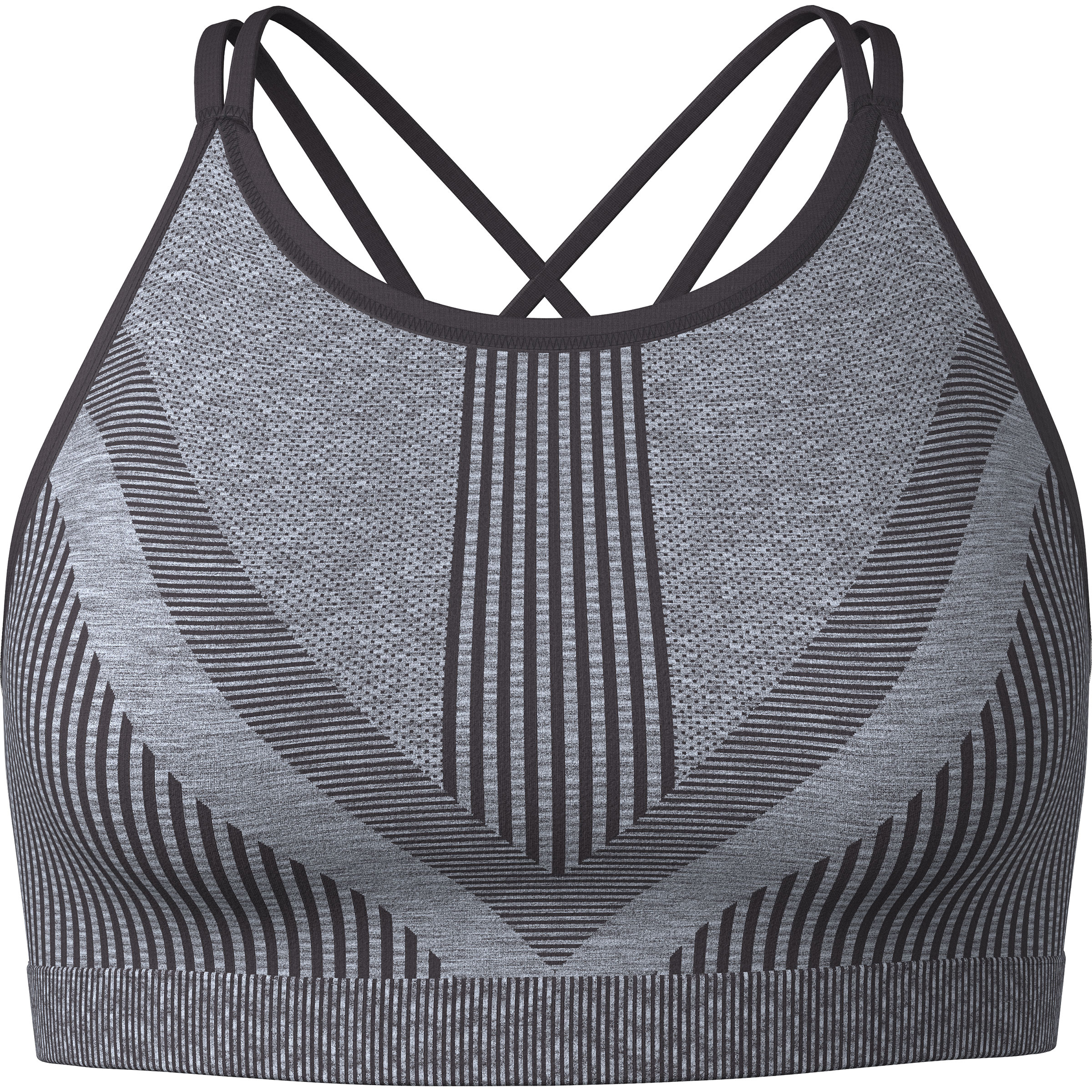 Smartwool Intraknit Strappy Sport BH Damen Sport-BHs weiss Größe M Hautfreundlich Lyocell (Tencel) | Merinowolle