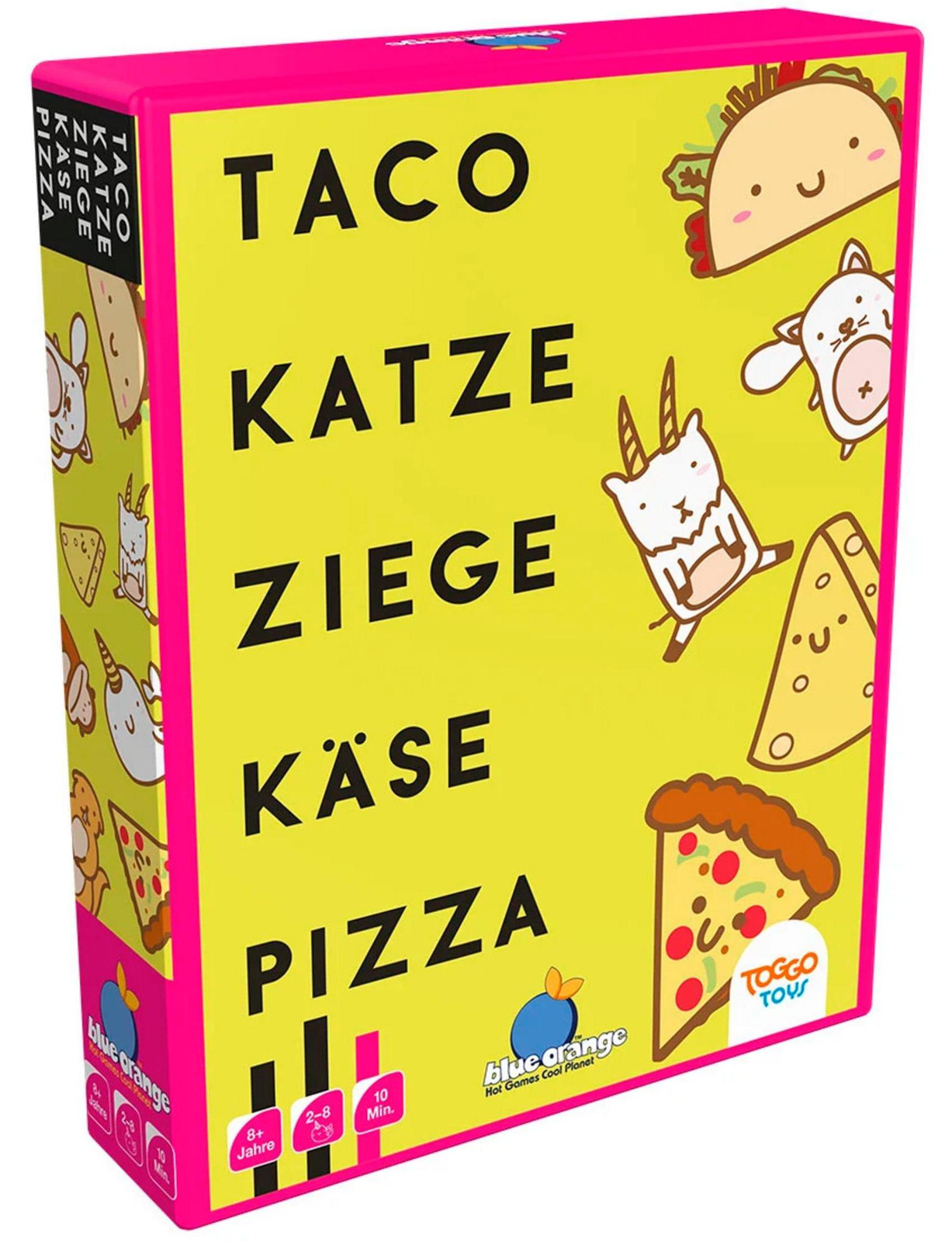 Asmodee Taco kaartspel met kat, geit, kaas en pizza
