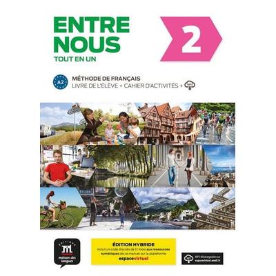 Entre nous 2 - EDITION HYBRIDE - Livre de l'eleve + cahier d'activites. A2 + audio, Taschenbuch von , Difusión Centro de Investigación y Publicaciones