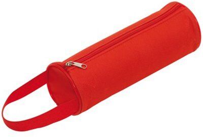 Astuccio SCHOOL rotondo con manico in poliestere 600D, Ø7,8x20cm Personalizzate o neutre