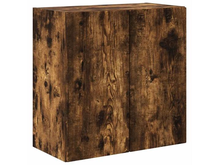 Meuble tv mural rectangulaire 60 x 31 x 60 cm bois beige