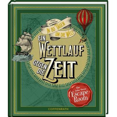 Ein Wettlauf gegen die Zeit. Der Jules-Verne-Escape-Room, Gebundene Ausgabe von Marco Hasenkopf, Coppenrath, 978-3-649-64467-5
