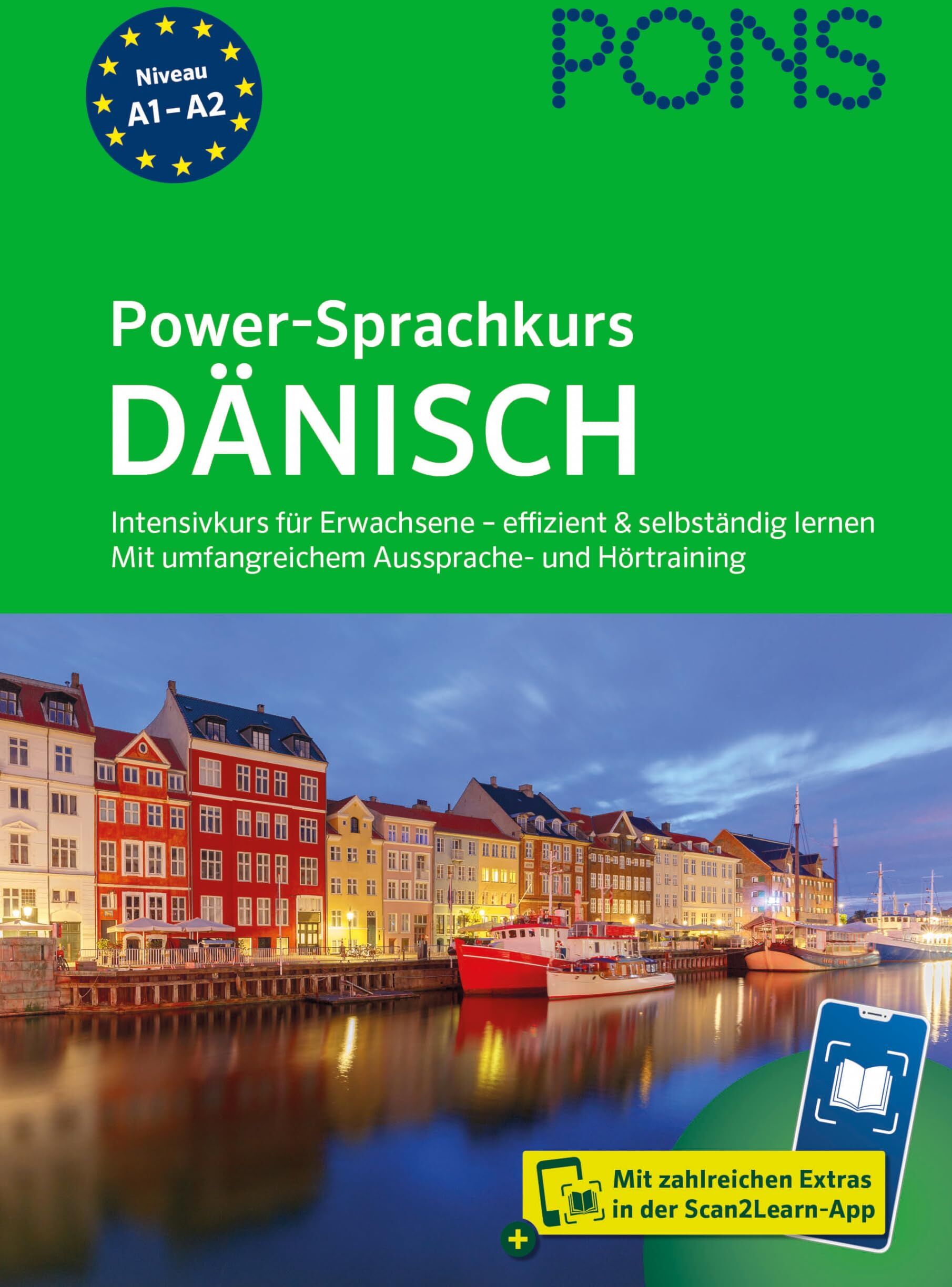 PONS Power-Sprachkurs Dänisch: Intensivkurs für Erwachsene - effizient und selbständig lernen. Mit umfangreichem Aussprache- und Hörtraining und Scan2Learn-App - Preis vom 13.10.2026 19:28:25 h