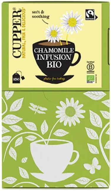 Cupper Infusión Manzanilla Bio 250 Uds