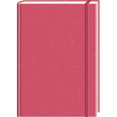 Anaconda Notizbuch/Notebook/Blank Book, punktiert, textiles Gummiband, pink, Hardcover (A5), 120g/m² Papier