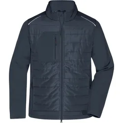 James & Nicholson Herren Hybrid Jacke Softshell-Jacke JN1820 carbon/carbon XL