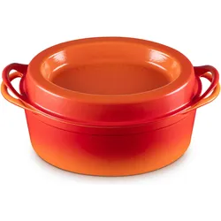 Le Creuset Doufeu, Pfanne + Kochtopf, Rot