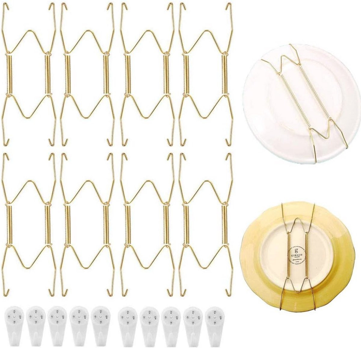 Gouden Plaat Hanger met Wandhaken voor Keuken Decoratie
