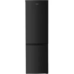 homeX Kühlschrank mit Gefrierfach No Frost, Kühl-Gefrier-Kombination freistehend, groß - 253 Liter, schwarz, CFSN2531C-B