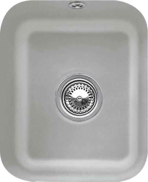 Villeroy & Boch Keramikspüle 670401KD, Cisterna 45 Unterbauspüle - inkl.