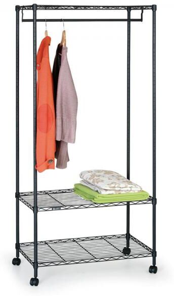 B2B Partner Kleiderablagewand, 750 x 1600 x 450 mm
