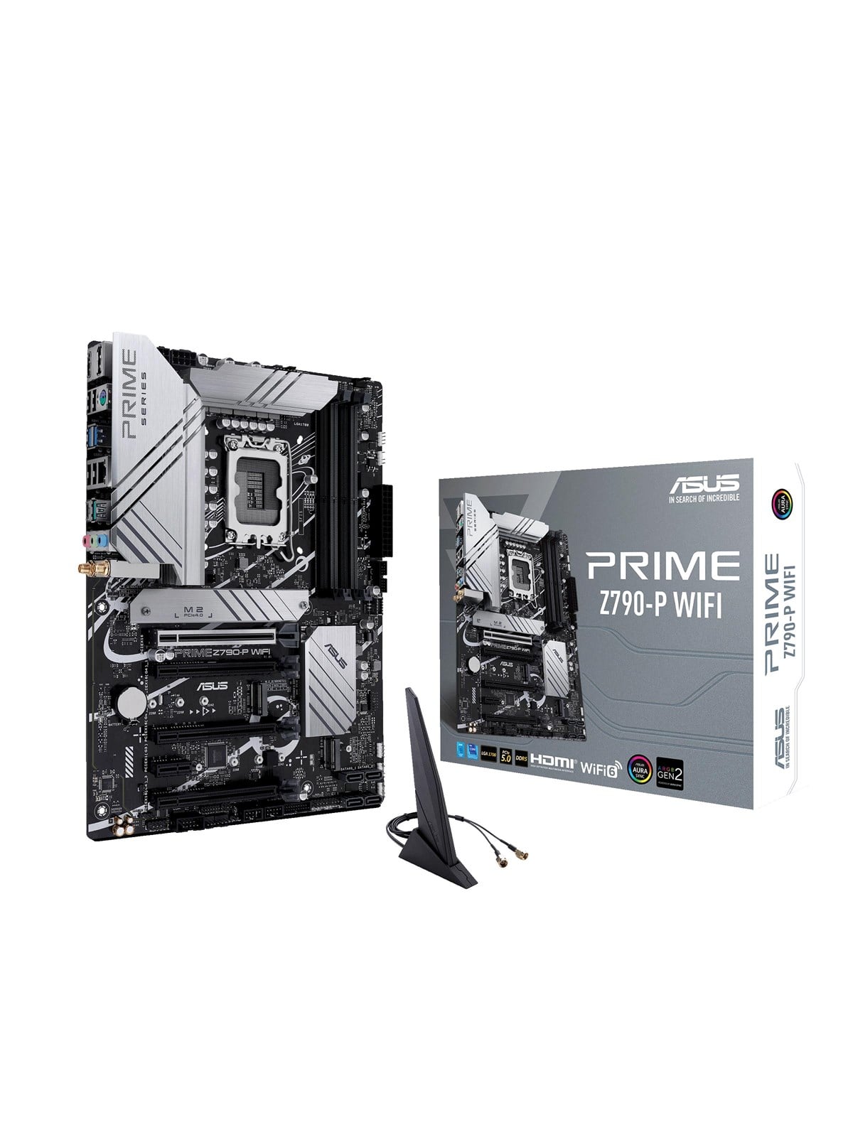 ASUS PRIME Z790-P WIFI (V2) Mainboard - Intel Z790 - Intel LGA1700 - DDR5 RAM - ATX
