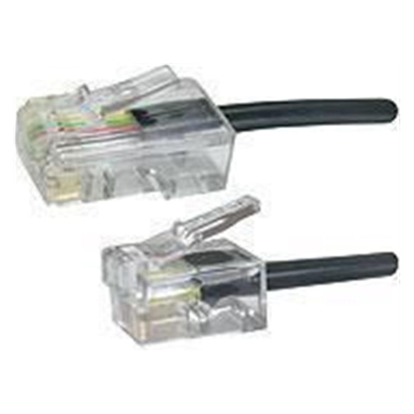 MicroConnect Adapter Kabel RJ-11 auf RJ-45, 10m Schwarz (MPK460S)