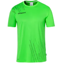 Uhlsport, Herren, Sportshirt, Set aus Trikot und Shorts (XXL), Schwarz, Grün