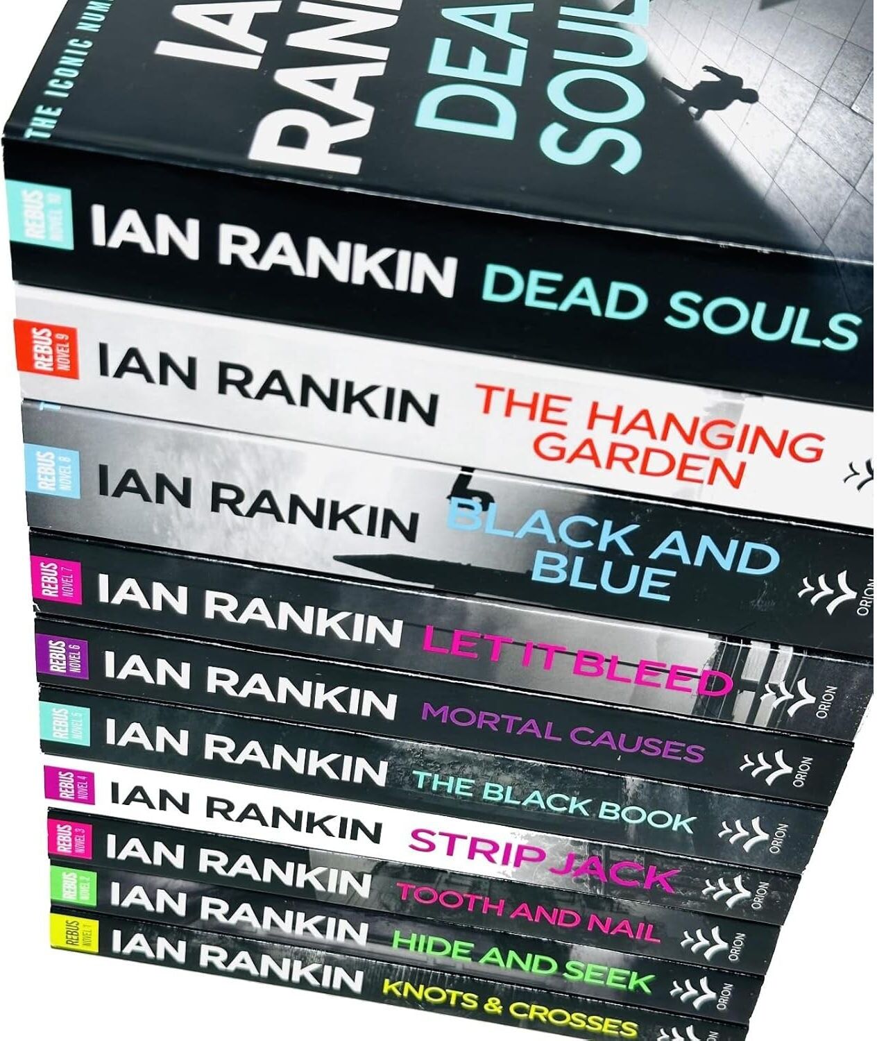 Orin Ian Rankin Inspector Rebus Series 10 Books Collection Set – Knots and Crosses, Hide and Seek & Crime Thriller Mystery Collection