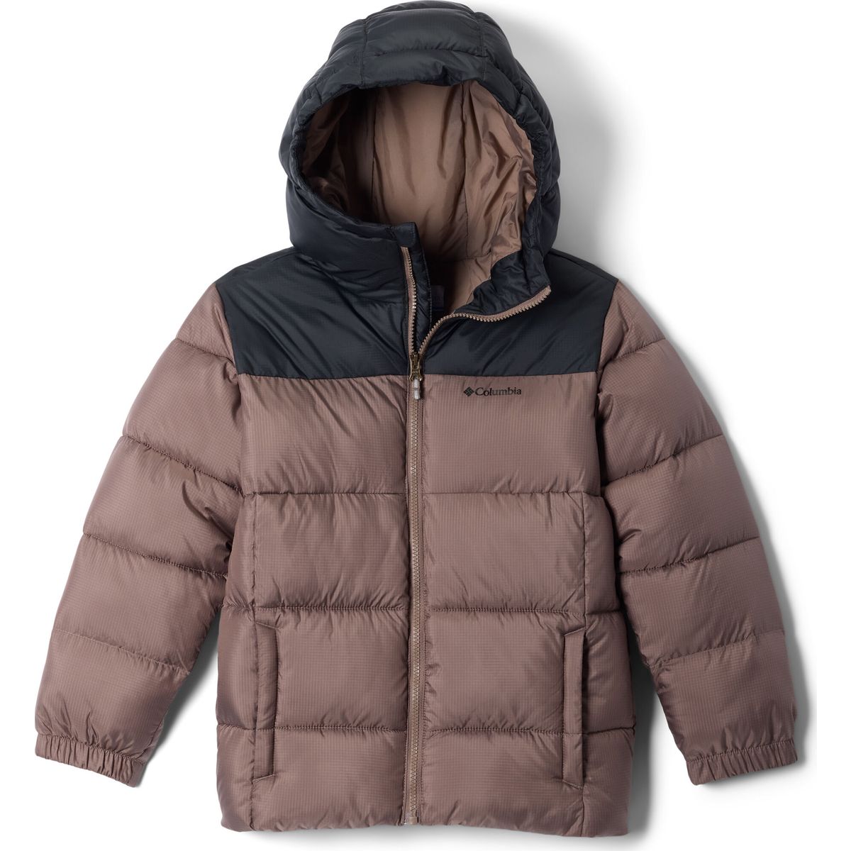 Columbia Unisex Youth Puffect Puffer Jacket iron, black (254) XS 209627-2096272-254-XS