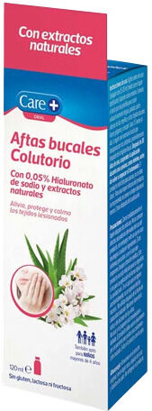 Care+ Colutorio Aftas Bucales 120 ml