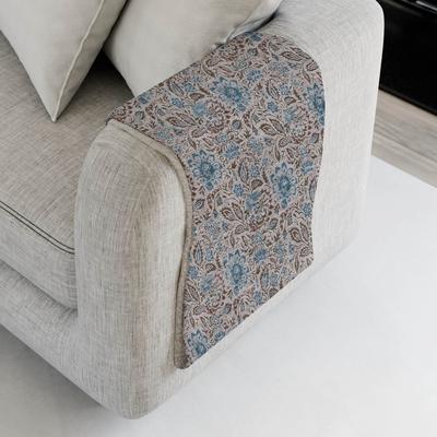 Addison Rugs Premium Machine Washable Floral Sherpa Throw Blanket