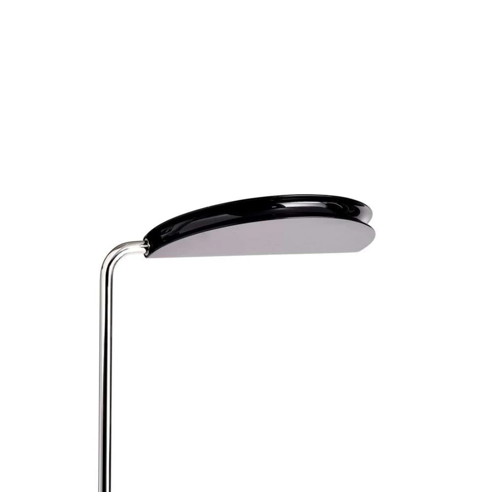 DCW Mezzaluna Vloerlamp met Wit Marmer en Zwart Metaal voor de Woonkamer
