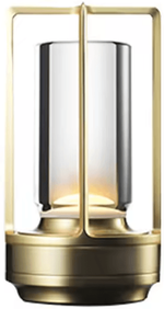 Inspire Essentials AuraShine Crystal Touch Table Lamp gold