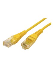 ROLINE Patch-Kabel RJ-45 M bis M 1 m UTP CAT 5e Gelb (21.15.0532)