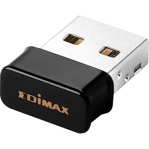Edimax WLAN-Adapter N150, EW-7611ULB, Nano, USB 2.0, bis 150 Mbit/s, Wi-Fi 4, 2,4 GHz, mit Bluetooth