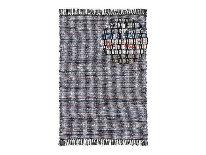 Tapis en coton Kelim Chindi Noir/Noir 140 x 200cm Coton