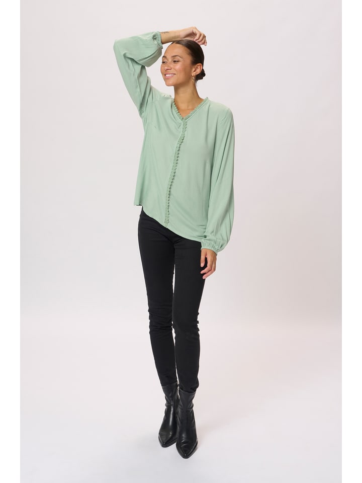 Kaffe Bluse in Mint - 36