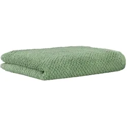 CAWÖ Gästetuch - Pure, Walkfrottier, Struktur-Design, Baumwolle, einfarbig Grün / 30x50cm