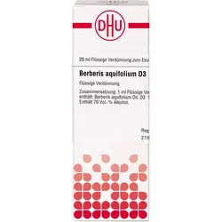 Berberis Aquif D 3 20 ML