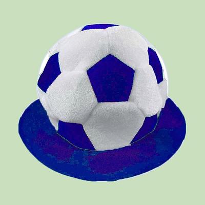 Plüsch-Fußball-Fanhut für die Fußball-Sommer-Weltmeisterschaft, lustige Fußball-Kostümkappe, Fan-Accessoires für Sportpartys und Stadion-Anfeuerungsrufe