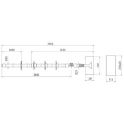 DEHN 766340 Isolierstangen-Set 1 Set