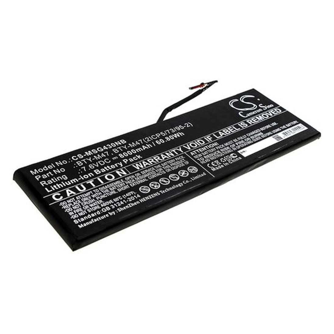 NoName Battery for Msi GS43VR PHANTOM PRO-210 etc (4 Zellen) (MSG430NB)