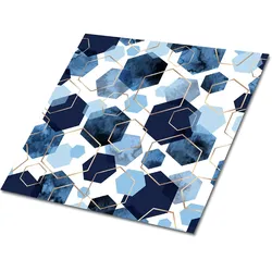 FLIESENAUFKLEBER 9 Stück 30x30 cm selbstklebend Geometrische Abstraktion