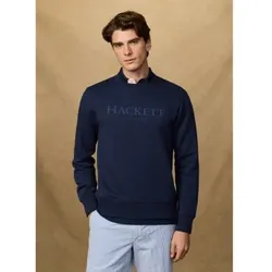 Hackett London für Herren. HM5800092 Heritage navy Sweatshirt (L), Lässig, Baumwolle, Marine