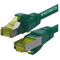 WP Rack & Cabling Wp Europa Patch U/Utp Cat.6a Lshf Grün (U/UTP, CAT6a, 2 m), Netzwerkkabel