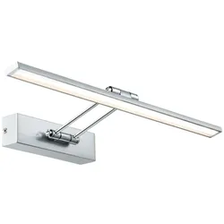Paulmann 99895 Galeria LED Bilderleuchte Beam 2700K 580lm 230V 8W Nickel gebürstet/Chrom