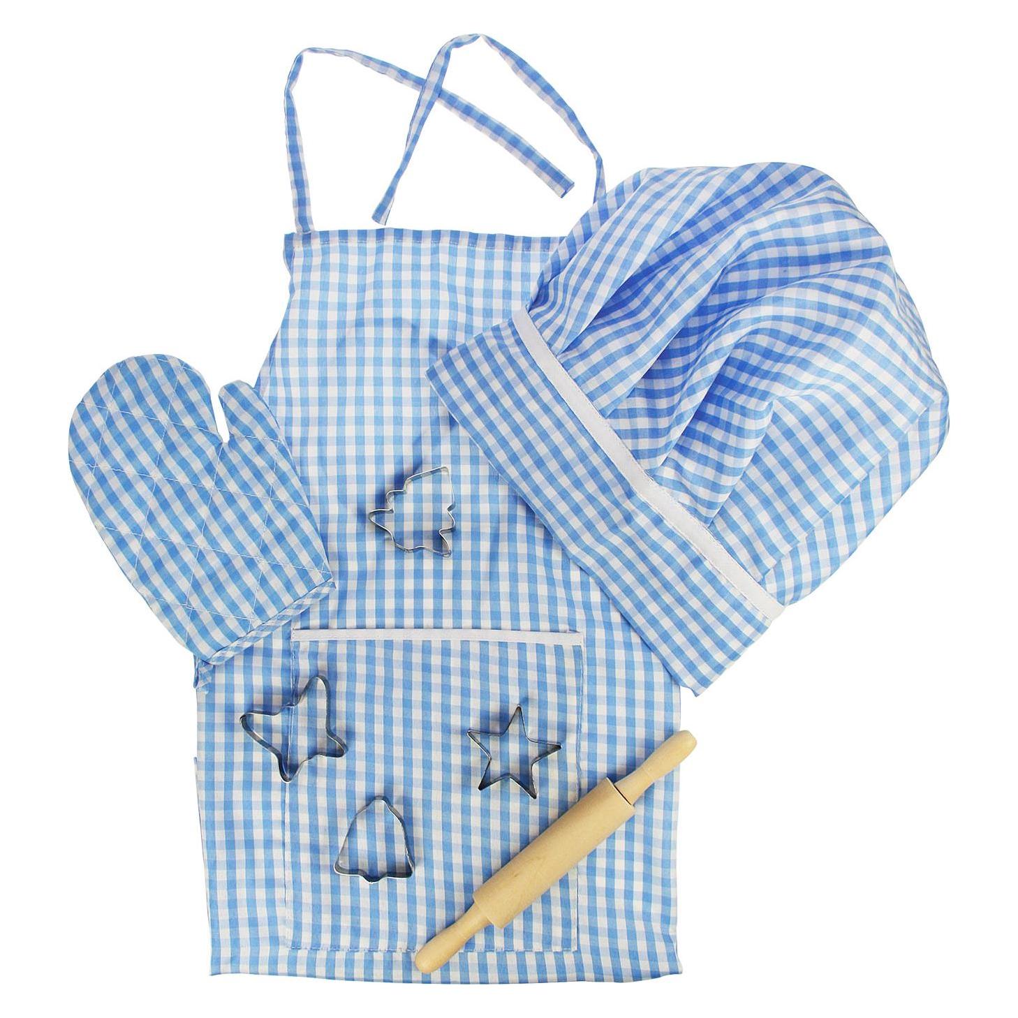 Bigjigs Toys Chefkoch-Set (Blau) (BJ610)