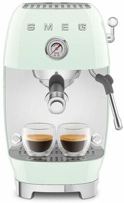 Smeg - Siebträgermaschine Ecf03pgeu - Mintgrün - Mit Cold Brew-funktion - - MaxiCoffee