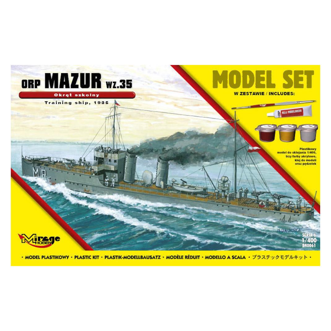 Mirage Hobby ORP"MAZUR"1935(Training Ship)(Model Set) (840061)