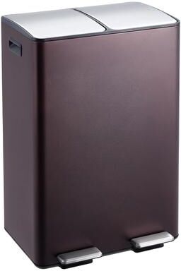 Garvee Dual Trash Can 2x8 gal, with Removable Inner Buckets & 2 Lids