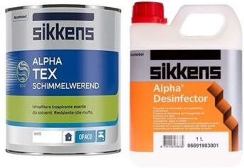 Kit antimuffa Sikkens: Schimmelwerend + Alpha Desinfector