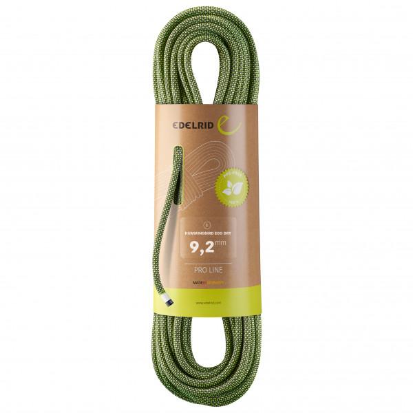 Edelrid - Hummingbird Eco Dry 9,2 mm - Einfachseil Länge 30 m oliv