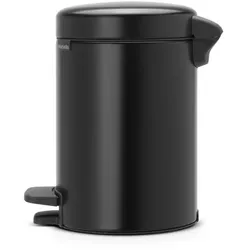 brabantia Treteimer NewIcon 3l Edelstahl Schwarz